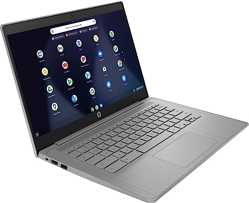 HP 14-inch Chromebook open display view
