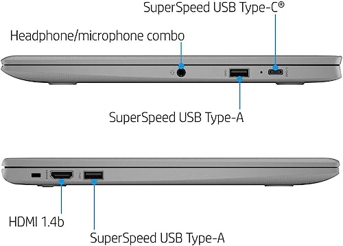 HP 14-inch Chromebook keyboard and trackpad