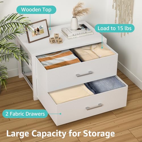 Side view of BOLUO closet organizer