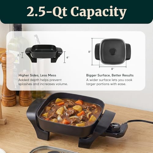 Elite Gourmet versatile cooking skillet
