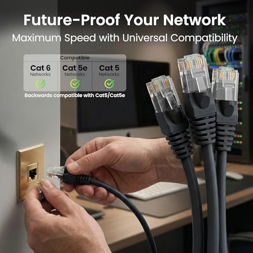 Durable Cat 6 network cable