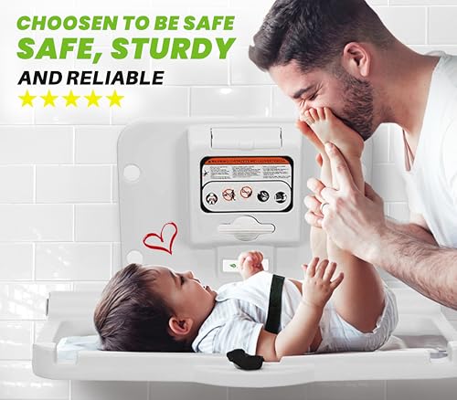 Alpine diaper changing table fully extended