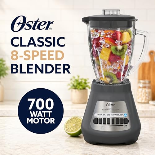 Front view of Oster 8-Speed Blender