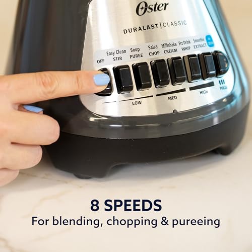 Oster blender with 6-cup glass jar
