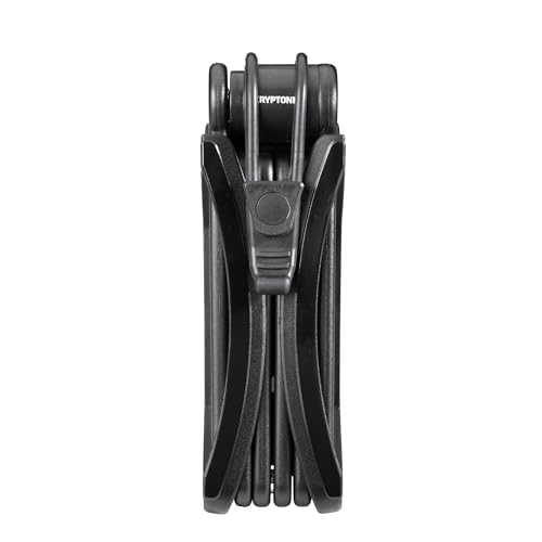 Portable folding lock in compact state
