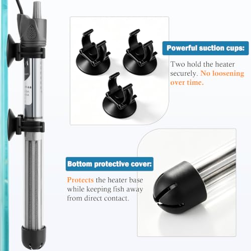 Sticker thermometer for aquarium use