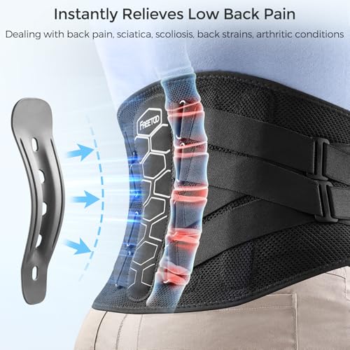 FREETOO lower back support side profile