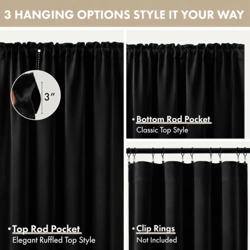 Thermal insulation curtain feature