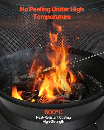 VEVOR chiminea with included BBQ grill rack
