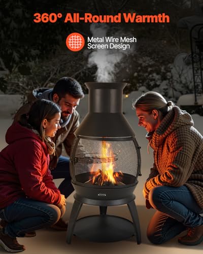 VEVOR fire pit set with poker and accessories