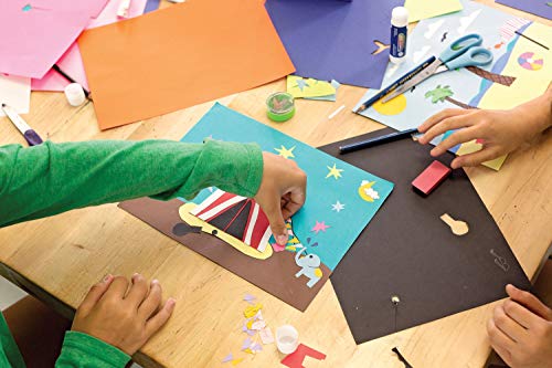 Tru-Ray construction paper stack