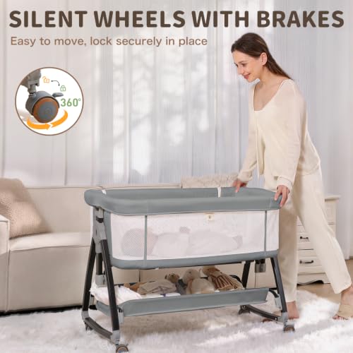Mudite bedside sleeper side panel unzipped