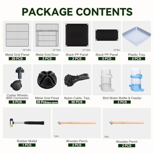 Overall design of VISCOO pet bird cage