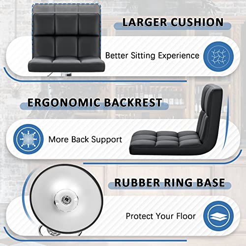 Homall bar stool hydraulic base and footrest