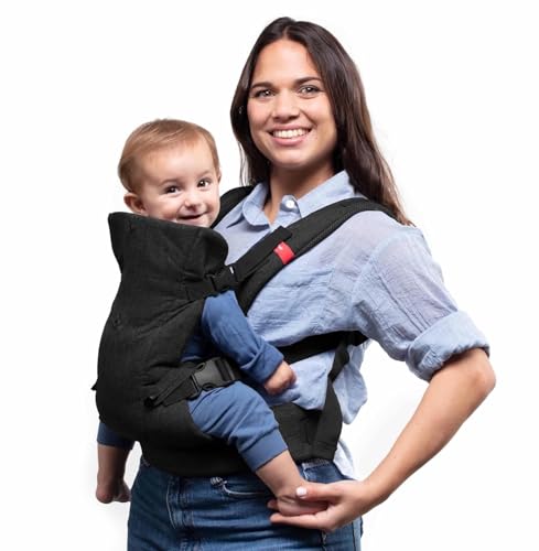 YOU+ME 4-in-1 Baby Carrier in black mesh