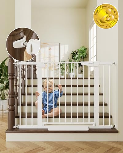 Cumbor 30-46 inch baby gate white
