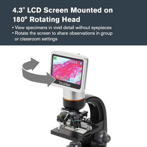 Digital microscope with 5MP camera