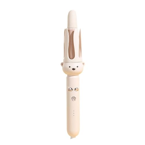 O-CONN Automatic Rotating Curling Iron cream white finish