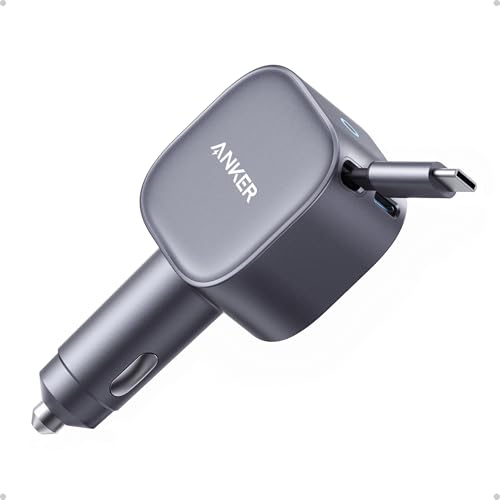 Anker 75W USB-C car charger front view