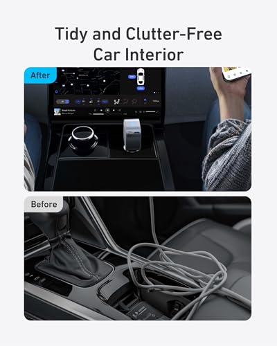 Side profile of Anker gray charging device