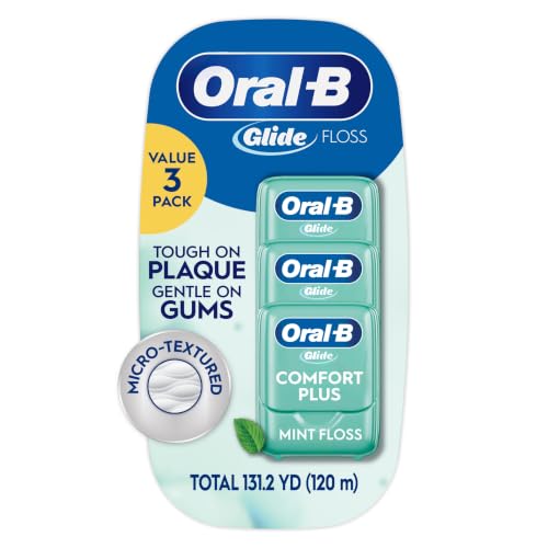 Oral-B Glide Comfort Plus Dental Floss 3-Pack front view
