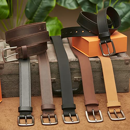 Genuine leather everyday belt