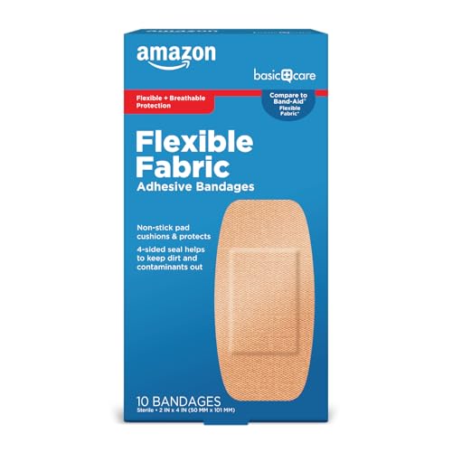 Basic Care Flexible Fabric Adhesive Bandages box