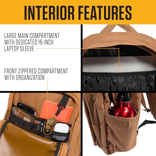 Carhartt Classic 25L Backpack open main compartment