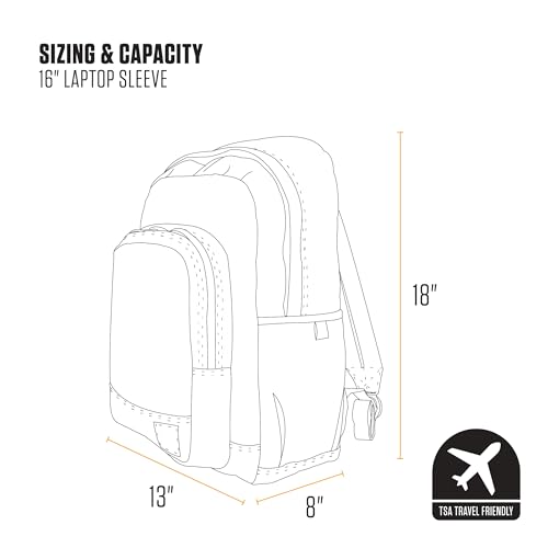 Carhartt Classic 25L Backpack front organization pocket