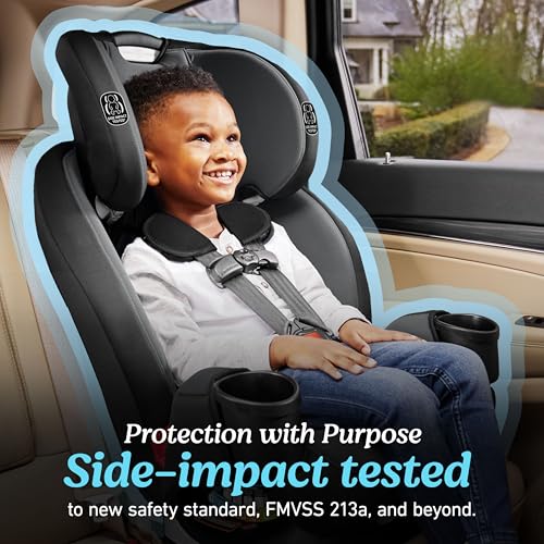 Adjustable headrest of Graco TriRide car seat