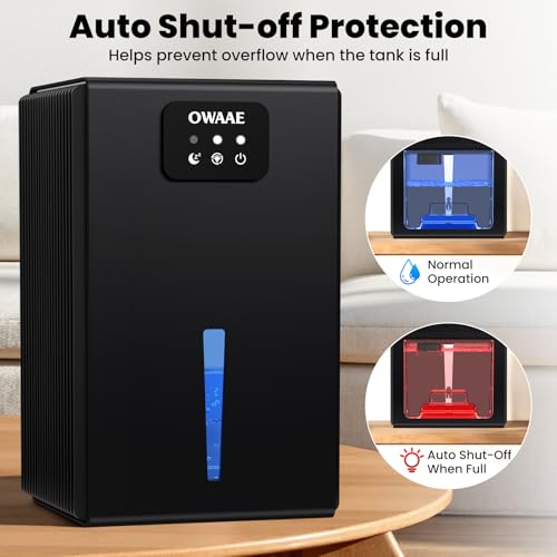 OWAAE Dehumidifier for 1000 Sq Ft home