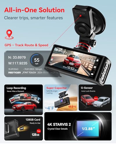 Touchscreen interface on REDTIGER F7N TOUCH