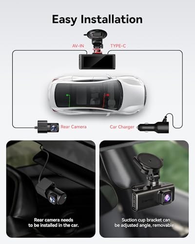 Rear camera mounting bracket and cable
