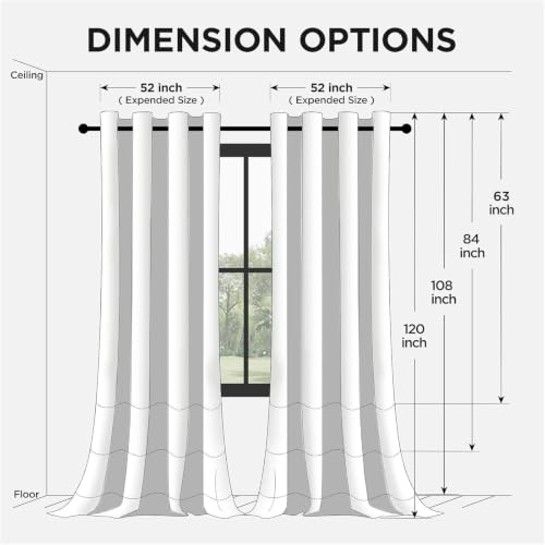 Professional window setup with black curtains