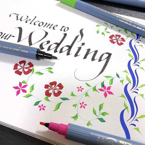 Water-based ink blending technique demonstration