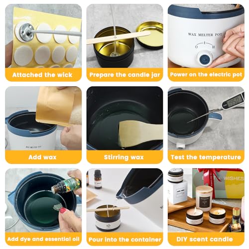 KQU candle making kit mixing spoon