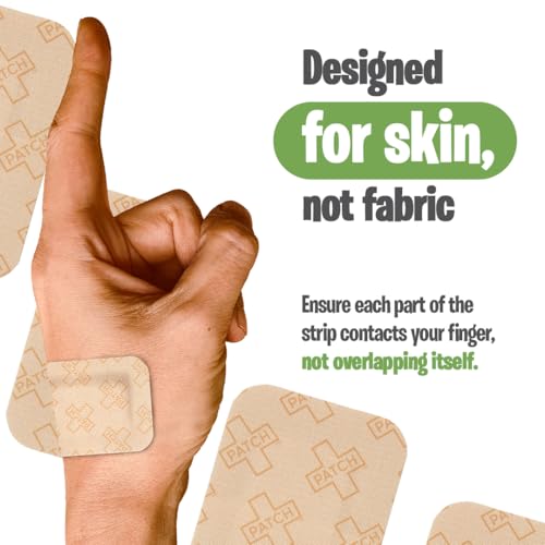 PATCH strip application on skin