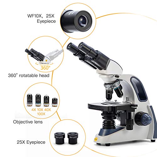 SWIFT SW380B microscope with 5.0MP camera