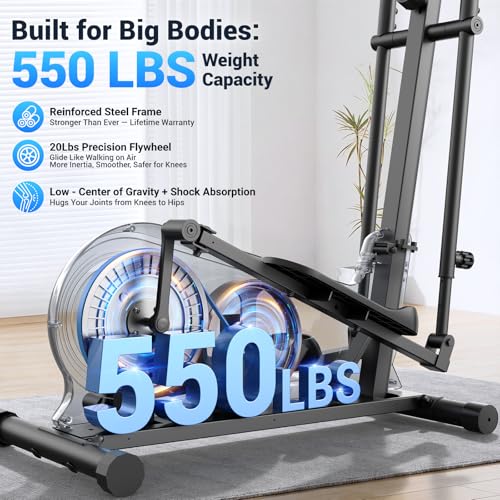 ANCHEER elliptical machine with magnetic resistance