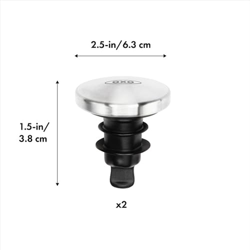 Packaging for OXO 2-Pack Wine Stoppers