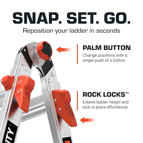 Ladder with Tip & Glide wheels