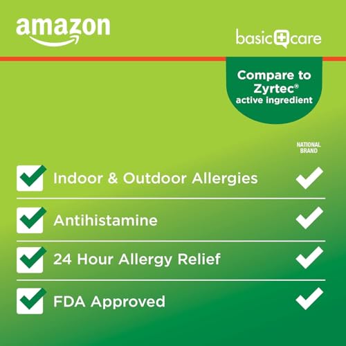 Cetirizine Hydrochloride 10 mg tablet packaging