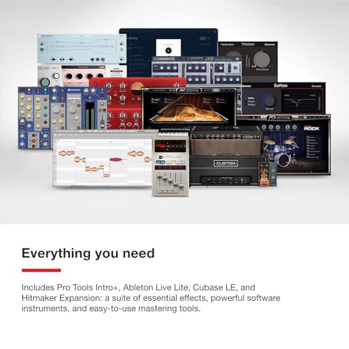 Focusrite Scarlett 2i2 packaging and interface