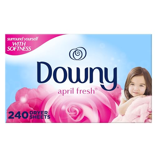 Downy Fabric Softener Dryer Sheets April Fresh 240 Count box