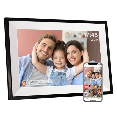PiPivision 10.1 inch digital picture frame front view