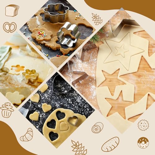 Round shaped metal baking molds