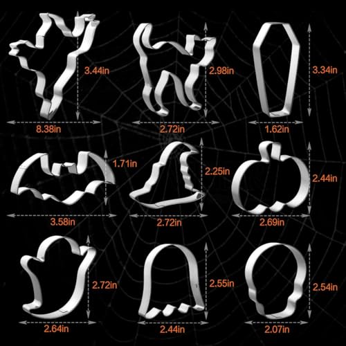 Close up of stainless steel pumpkin cookie cutter