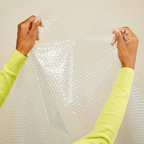 Side profile of bubble wrap roll