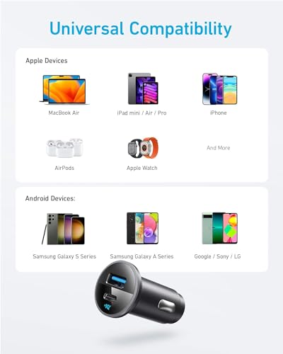 Anker 323 charger side view