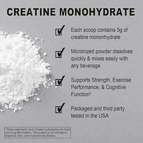 It's Just! Creatine dietary supplement facts